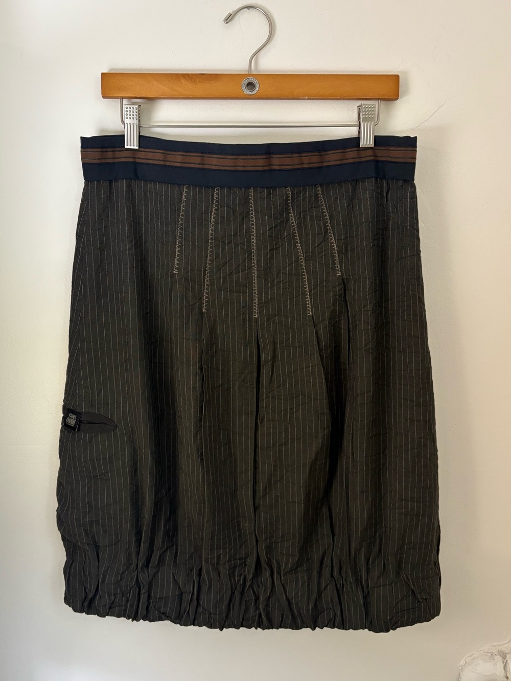 Cop Copine pinstripe skirt